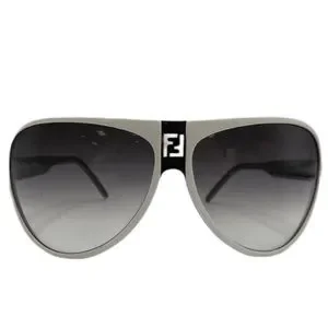 Fendi FS1014M 961 125 White & Black Sunglasses FF Diamonds White | Fendi main image 4